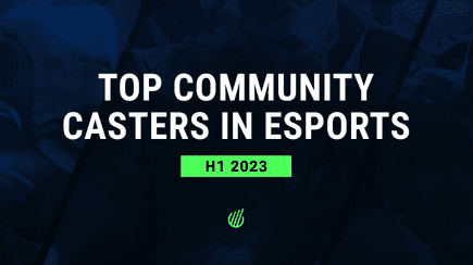 Most popular community casters in esports